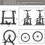 New SONGMICS Indoor Bike Trainer Stand, Reduces Noise, Curvy Stable Frame