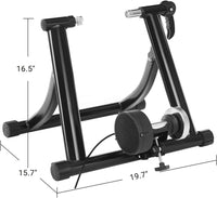 New SONGMICS Indoor Bike Trainer Stand, Reduces Noise, Curvy Stable Frame