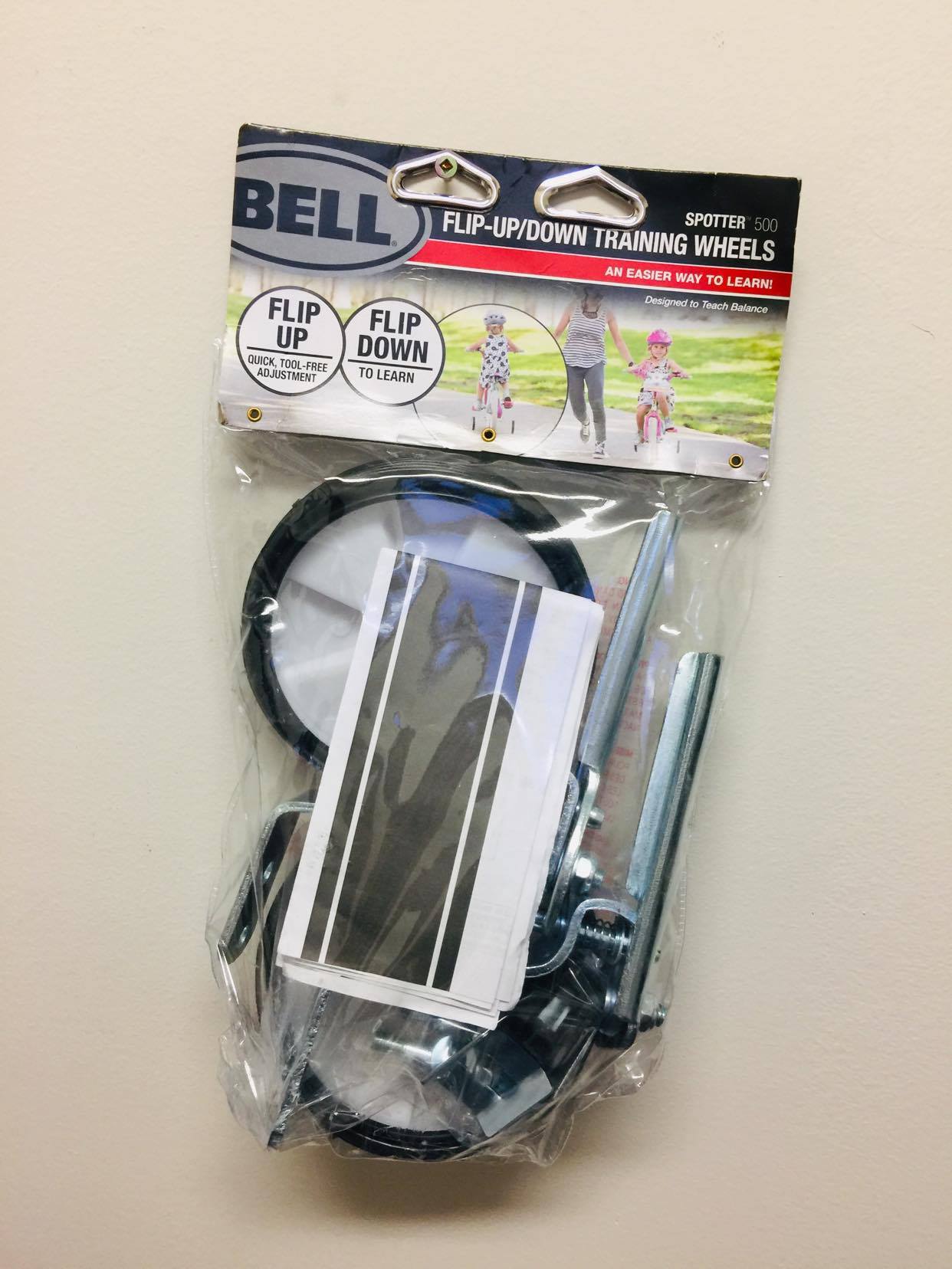 Bell spotter 500 flip up training wheels hotsell