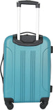 New Travelers Club 20""Chicago" Expandable Spinner Carry-On Luggage, Teal