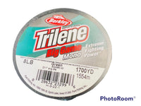 New Berkley Trilene Big Game Mono 8LB Green 1700 YD Super Strong!