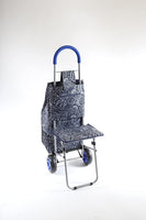 Trolley Dolly with Seat, Victorian Shopping Grocery Foldable Cart! Retails $86+
