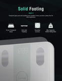 New Bluetooth BMI Digital Scale with 14 body composition analyzer with smartphone App! 396 Lb weight Capacity!! Also works as a scale without the App!