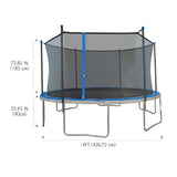 New Wayfair Item! Missing 1 spring 14' Round Trampoline with Safety Enclosure! Retails $425+