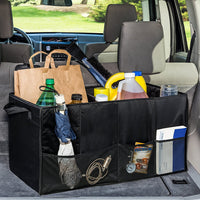 Large Honey-Can-Do SFT-01166 Soft Storage Chest, Black Folding Trunk Organizer