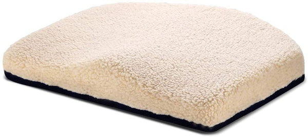 New Tsumbay Memory Foam Seat Cushion Warm Comfort Lamb Wool Seat Cushion Pad Office Chair Seat Cushion with Carry Handle