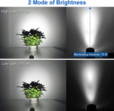 New T-SUN Solar Spotlights, 2-in-1 Solar Landscape Spotlights with 9.8ft Cable, 5W Big Solar Panel Run for 12hrs, 2 Lighting Modes, Waterproof Outdoor Solar Uplight for Yard,Pathway,Lawn,Patio Etc.