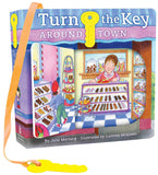 Turn the Key: Around Town: Look and See! Board book