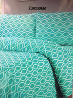 Brand new in package! Premier Bamboo Essence 3 Piece Deep Pocket Sheet set, Twin! Wrinkle, Fade & Stain Resistant! Turquoise!