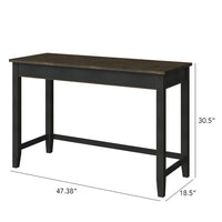 Awesome Console Table/Desk with 2 Built In USB Charging Ports by Twinstar Home! Retails $240+ on Sale!