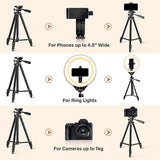 New in box! UBeesize 10’’ LED Ring Light with Stand and Phone Holder, Selfie Halo Light for Photography/Makeup/Vlogging/Live Streaming, Compatible with Phones and Cameras