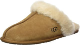 New Authentic UGG Women's Slippers, Chestnut, Soft Suede with Sheepskin Wool Lining, Sz 7!