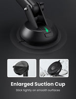 UGREEN Car Phone Mount Dashboard Cell Phone Holder Windshield Suction Cup Clamp Cradle Clip Suitable For Phones 4.7"-6.5"