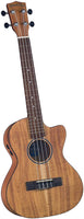 Brand new Diamond Head DU-350TCE Flamed Acacia Acoustic-Electric Cutaway Tenor Uke with Bag! Retails $270+