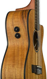 Brand new Diamond Head DU-350TCE Flamed Acacia Acoustic-Electric Cutaway Tenor Uke with Bag! Retails $270+