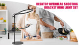 New Ulanzi Desktop Overhead Shooting Bracket Ring Light Set! Retails $70+