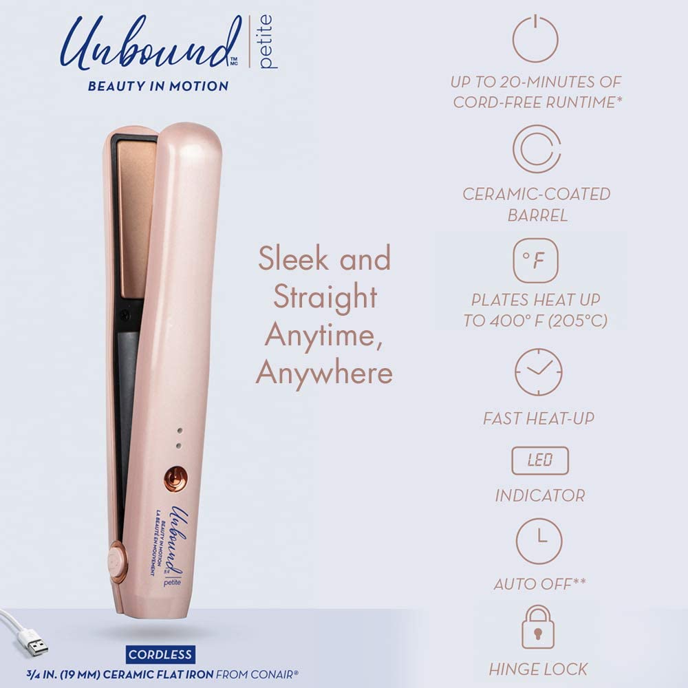 New Conair Unbound Petite Cordless 3/4