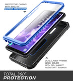SUPCASE Unicorn Beetle Pro Series Case Designed for Galaxy S9, with Built-in Screen Protector Full-Body Rugged Holster Case for Galaxy S9 (2018 Release) (Royal Blue)