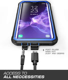 SUPCASE Unicorn Beetle Pro Series Case Designed for Galaxy S9, with Built-in Screen Protector Full-Body Rugged Holster Case for Galaxy S9 (2018 Release) (Royal Blue)