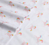 Mainstays Kids Printed Easy Wash Soft-Microfiber Sheet Set, Wrinkle Resistant, Super Soft, Double, Unicorn