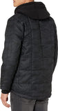 New URBAN REPUBLIC Boys (Kids) Fall Jacket W. Fleece Hood, Black Camo, Sz 5/6! Retails $90+
