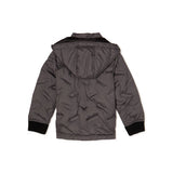 New Nordstrom Urban Republic 'Heat Seal' Quilted Jacket with Zip Off Hood in Grey, Sz 5/6! Retails $90+