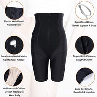 New Ursexyly Women Waist Trainer Shapewear High Waist Butt Lifter Thighs Slimmer Body Shaper Shorts Tummy Control Panties, Black, Sz L!