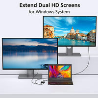 New USB C to Dual HDMI Adapter 4K @60hz,Type C to HDMI Converter for MacBook/MacBook Pro 2019/2018,MacBook Air,Chromebook Pixel,LenovoYoga 720/730,Dell XPS 13,Surface Book 2,Samsung Galaxy, etc