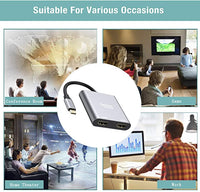 New USB C to Dual HDMI Adapter 4K @60hz,Type C to HDMI Converter for MacBook/MacBook Pro 2019/2018,MacBook Air,Chromebook Pixel,LenovoYoga 720/730,Dell XPS 13,Surface Book 2,Samsung Galaxy, etc