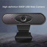 New USB Webcam High Definition 1080P Web Camera Built-in Microphone with Clip-on Base USB2.0 Web Cam for Computer PC Laptop Video Conference