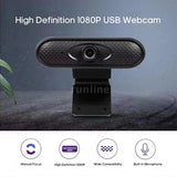 New USB Webcam High Definition 1080P Web Camera Built-in Microphone with Clip-on Base USB2.0 Web Cam for Computer PC Laptop Video Conference