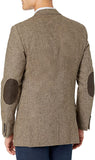 New U.S. Polo Assn. Men's Wool Blend Sport Coat with elbow patches in Brown, Sz 40R!