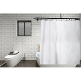 New in box! Utopia Alley Rustproof 60 in. Large Size by 25 in. Aluminum D-Shape Shower Rod in Black! Retails $180+