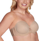 New Vanity Fair Women's Beauty Back Strapless Full Figure Underwire Bra, Beige, sz 36C! Also fits 38B 40C & 34D