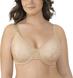 New Vanity Fair Womens Beauty Back Minimizer Full Figure Underwire Bra, colour is Damask Neutral Beige, Sz 38D!