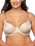 New Vanity Fair Women's Illumination Zoned-in Support Full Figure Underwire Bra in Nude, Sz 42D, also fits 44C, 46B, 40DD, 38DDD