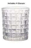 El Vannerie 10.89 oz. Old Fashioned Glass - Set of 4