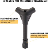 New Veehoo Elevated Dog Bed, Portable Raised Pet Cot with Washable & Breathable Mesh, No-Slip Rubber Feet for Indoor & Outdoor Use, X Large, Silver Grey