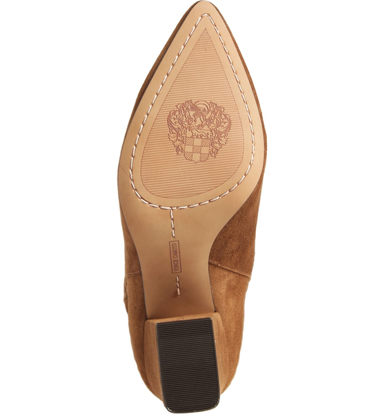 VINCE CAMUTO Sarelia Boot In Pumpernickel Suede Sz 6 Women s