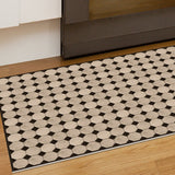 New Wayfair item! Home Mosaic Tile Decorative Vinyl Floor Mat - 2' x 5', Retails $70+