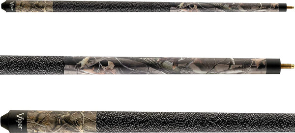 New Viper Signature 57" 2-Piece Realtree Camouflage Billiard/Pool Cue! Realtree Hardwoods, ABS Joints, Nylon Wrap, LE PRO Leather Tip!