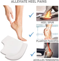 New VivoFoot Gel Heel Protectors, Heel Pain and Cracked Heels Relief Cushion Pads, Blister Prevention Socks, Plantar Fasciitis Inserts,Silicone Heel Cups for Men and Women! Fits All Sizes! Retails $20!
