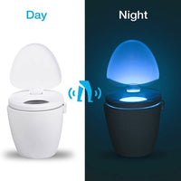 Volt King Motion-Sensor Toilet LED Light, 8 Different Colours, Fits Any Toilet Bowl in Seconds!!