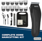 Wahl Clipper Lithium-ion Cordless Haircutting Kit! Cordless Rechargeable Grooming and Trimming Kit, 12 Guide Combs