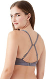 New Wacoal Womens Embrace Lace Wire Free Soft-Cup Bralette in Quiet Shade/Ether, Sz 36!