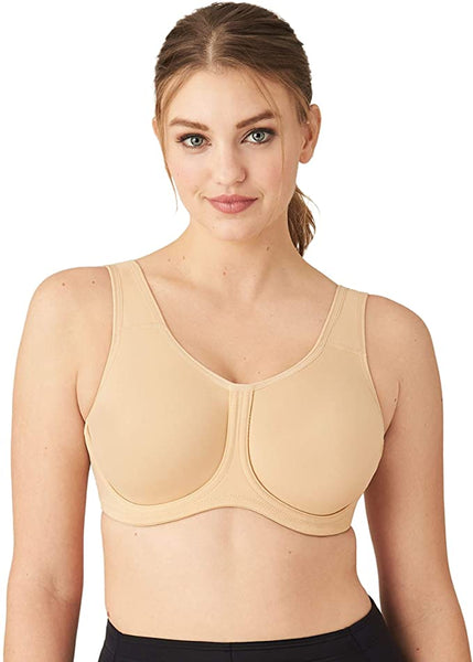 New with tags! Women's Wacoal Underwire Sports Bra, Nude, Sz 34C! Retails $85+