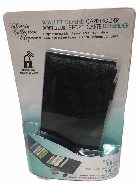 Brand new in package! Wallet Defend; helps to protect identity & card information!