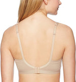 New Warners Womens Blissful Benefits Easy Size Simple Sized No Bulge Wirefree T-Shirt Bra, Toasted Almond, Sz 2X!