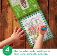 New Melissa & Doug Water Wow! On The Farm | Stocking Stuffers, Children's Paint Books, Water Wow Activity Books For Toddlers And Kids Ages 3+