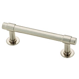 New SET OF 8 Francisco Satin Nickel 3" Center to Center Cabinet Drawer/Door Bar Pulls, Retails $96+